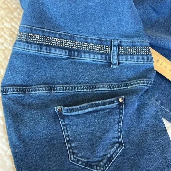 Zane’s Jean Pants L NWT Elastic Waist - Picture 13 of 15